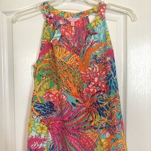 Lilly Pulitzer Silk Rogan Tank